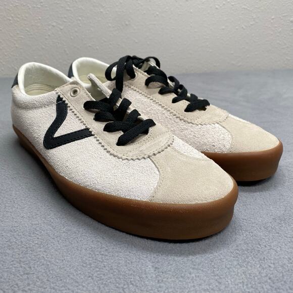 Vans Sport Low Lace Up Skate Shoe Mens 9.5 Womens 11 Marshmallow Navy‎ Blue main image 15